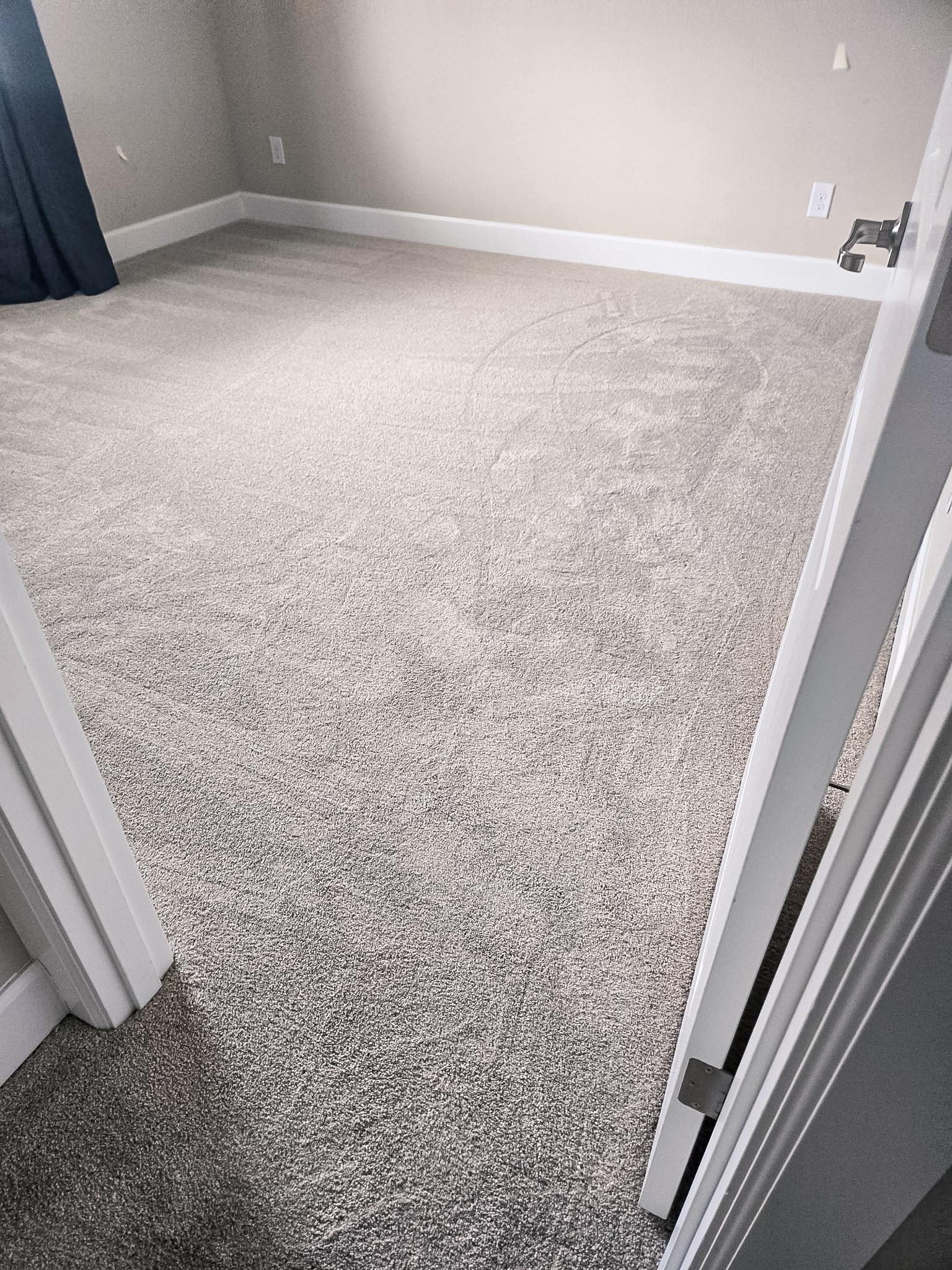 Bedroom carpet installation in Redmond, WA